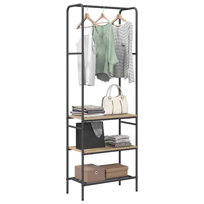 Clothes Rack With Shelves With Shelf 60 X 30 X 171 Cm, Sonoma Oak