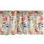 Ambesonne Funky Valance Pack of 2 Abstract Colourful Image - Multicolor-100717236
