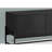 Brandy 60-inch TV stand made of black laminate and black metal, 58.74'' W X 15.39'' D X 23.46'' H-1730638626