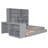 3 Drawers Storage Daybed With Desk And Lighted Bookcase-1053884742