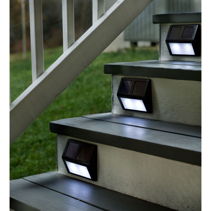 Bronze Integrated LED Step Light Pack