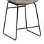 Tabouret de bar Nyelli à dossier capitonné, hauteur comptoir ou bar - Lot de 2-655003564-655003603