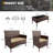 Carlina 4 - Person Patio Conversation Set with Cushions-1926464722-1896720044
