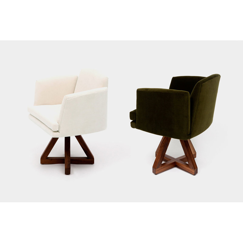 Allison Upholstered Arm Chair, Forest