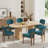 Oval Double Pedestal Kitchen Table Sets-285534582-285534580-291553871