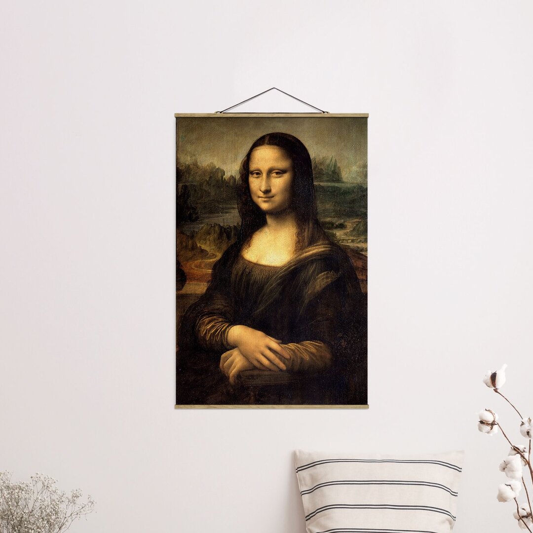 Stoffbild Mona Lisa von Leonardo Da Vinci