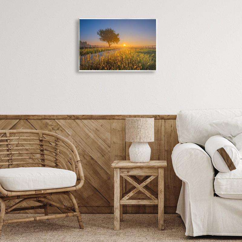 «Rising Sun Horizon» par Marty Hulsebos, H 13 po x l 19 po