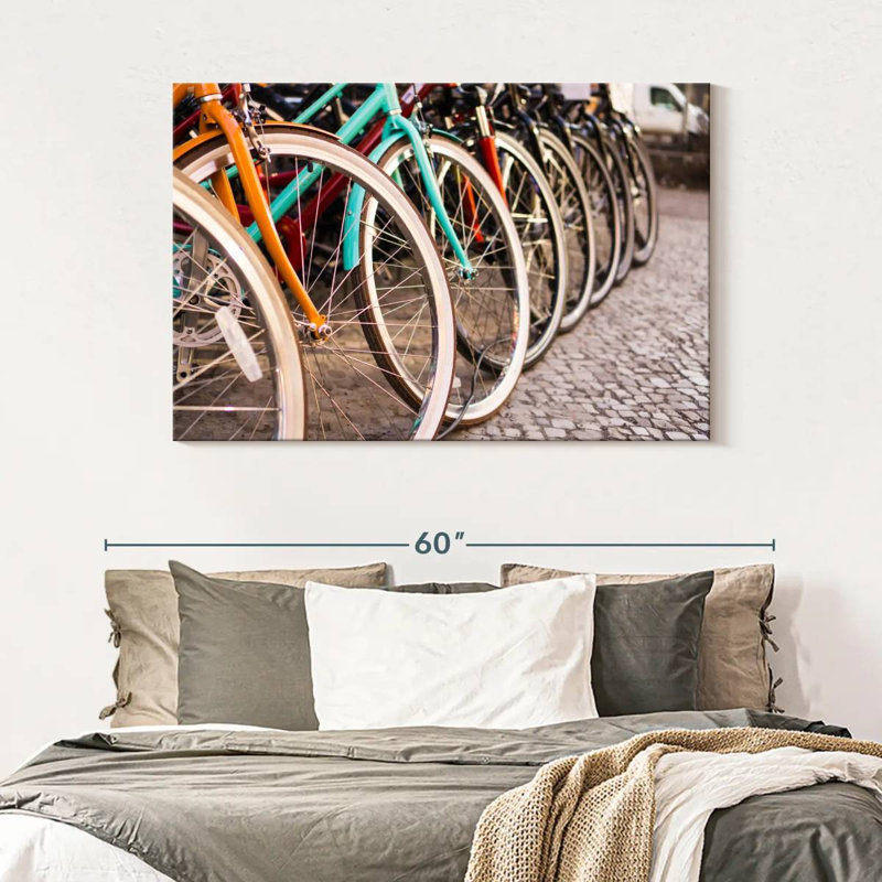 Mehar Bicycle Wheels, 32" H x 48" W