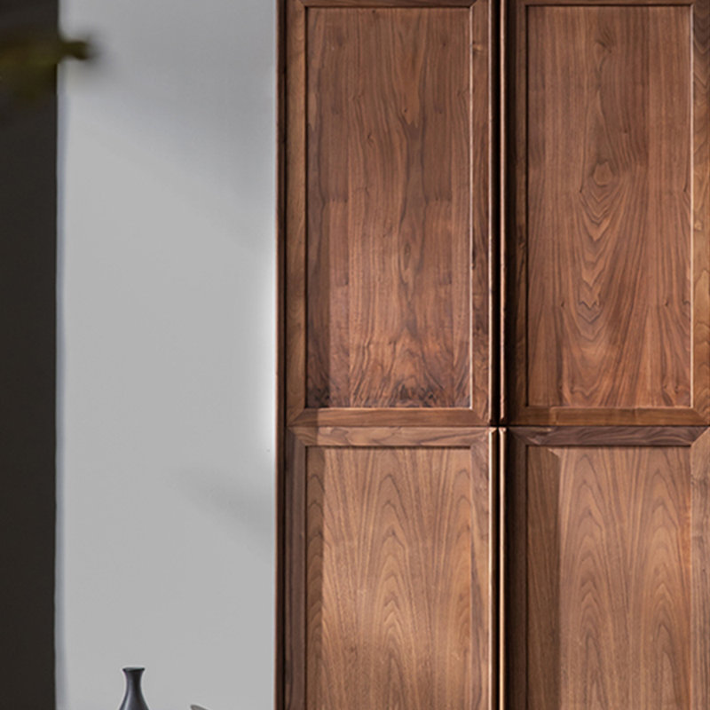Black walnut high end bookcase