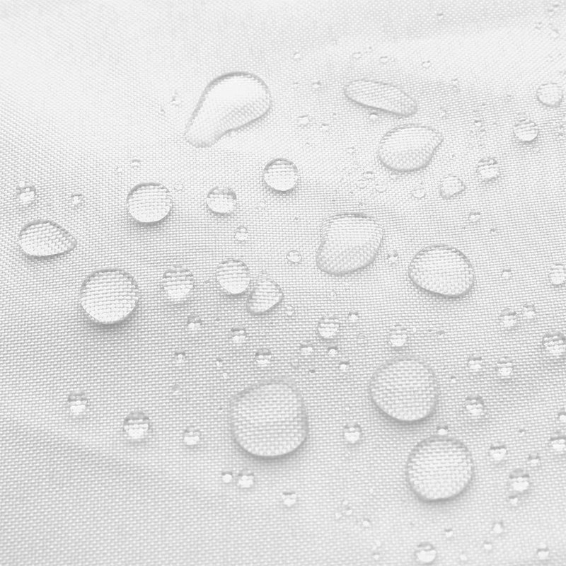 Toile d'ombrage rectangulaire 10 'x 10', Blanc, 16,5 pi x 16,5 pi