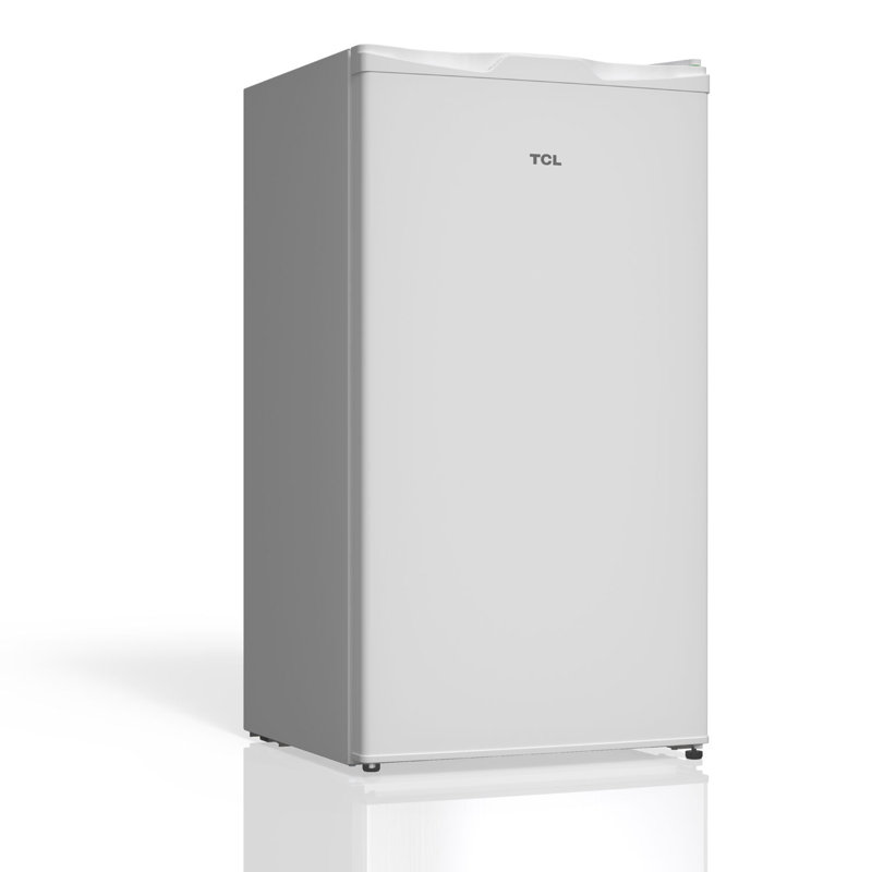 3,1 pieds cubes Pi. Réfrigérateur compact à une porte blanc sans congélateur, Blanc