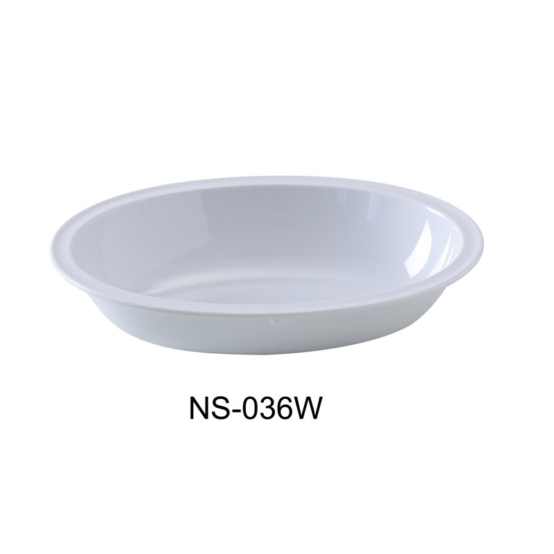 36 oz. Nessico Bol à salade en mélamine, Blanc