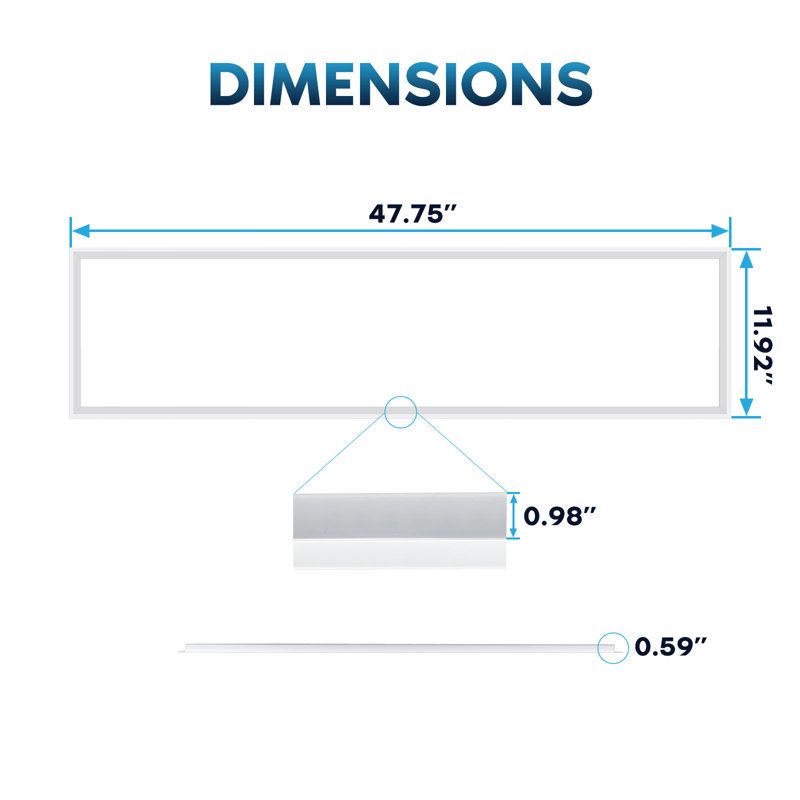 Rectangle Flat Panel Ceiling Light