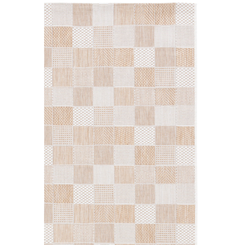 Kaird Performance Geometric Indoor/Outdoor Area Rug, Rectangle 9' x 12'