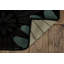 Tapis noir / turquoise Laurel-20944033