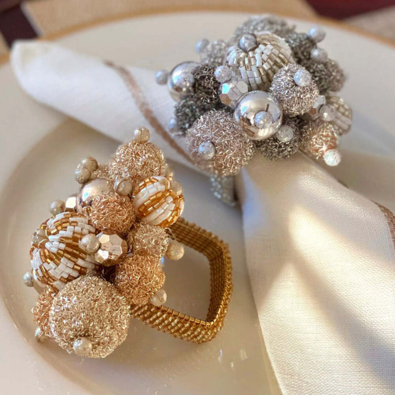 Gala Napkin Ring, Gold