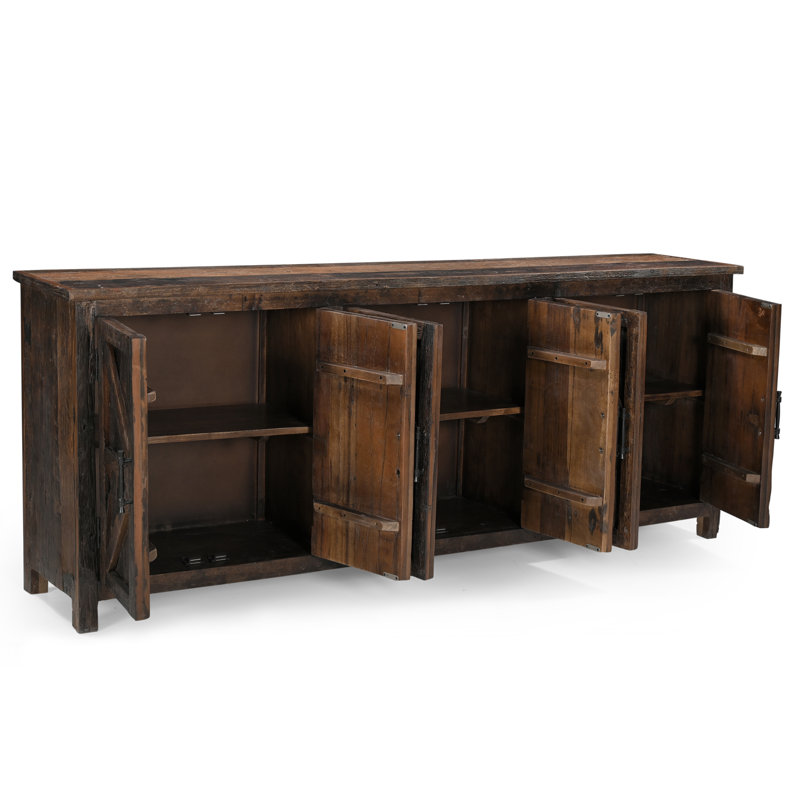 Durias 84'' Solid Wood Sideboard