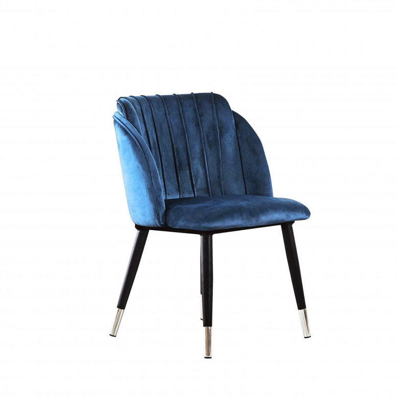  Yulganna Upholstered Velvet Dining Chairs - Ergonomic Soft Back with Metal Legs - Armchair for Dining Room Living Room Restaurants