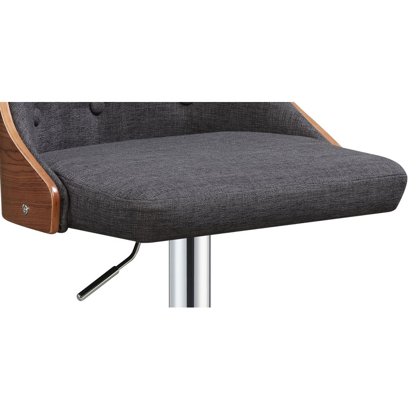 Tabouret pivotant à hauteur réglable, Gris foncé