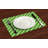 Polyester Striped Rectangle Placemat