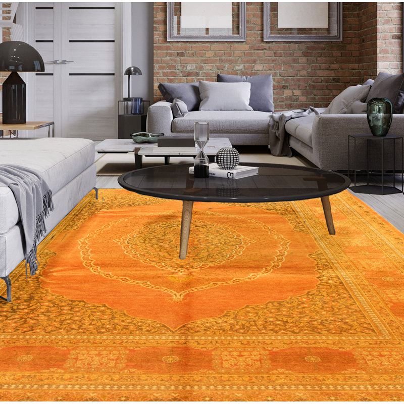 Tapis en laine pako 6 pi 1 po x 9 pi 2 po one-of-kind à la main-noué la 2010 Adrijus