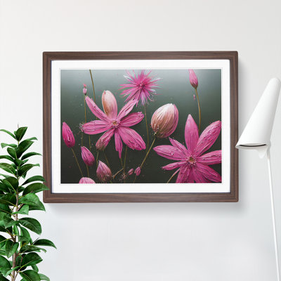 Captivating Wildflowers Floral - Framed Print