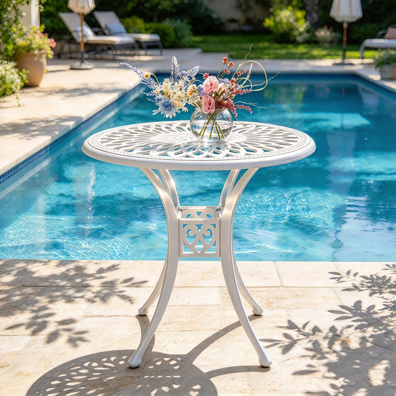 Round Outdoor Bistro Table , 30.3 " W 30.3 " D