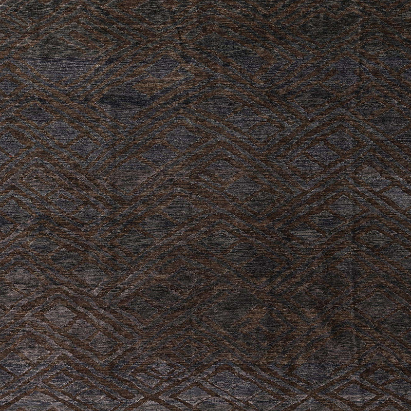 Tapis abstrait moderne 4607, Carré 7 pi