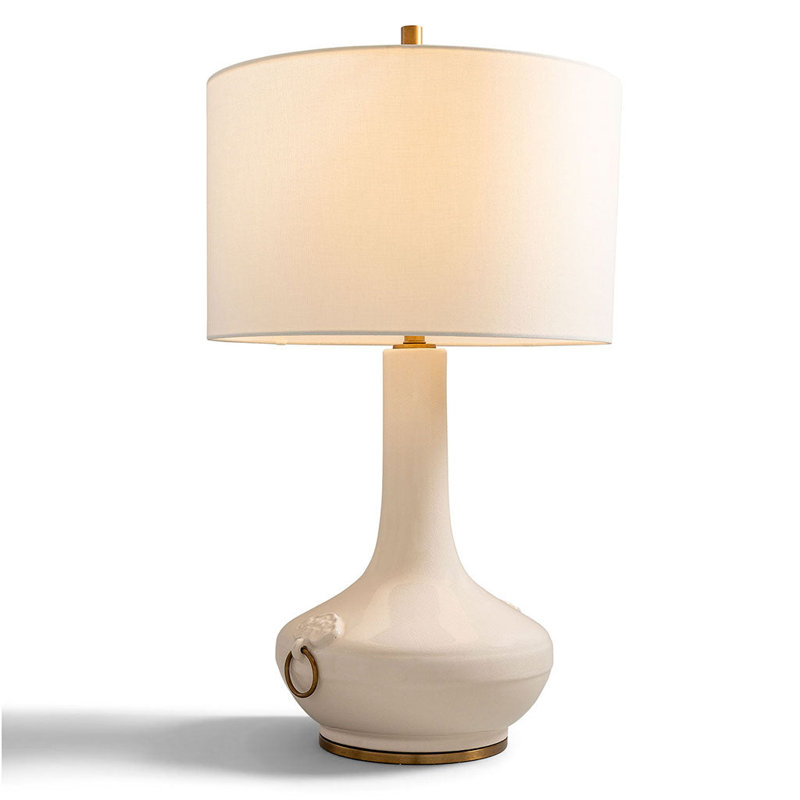 Lotus Lamp, Cream