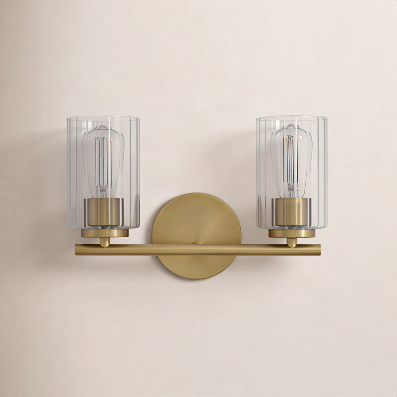 Éclairage pour meuble-lavabo  Melvin, Bronze