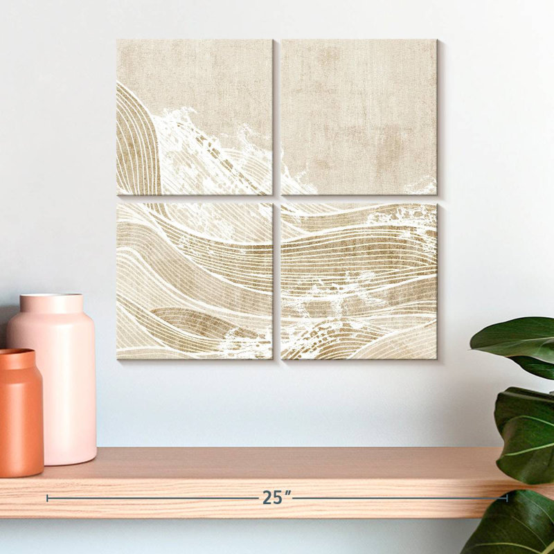 Avery Tidal Waves I, 18" H x 18" W
