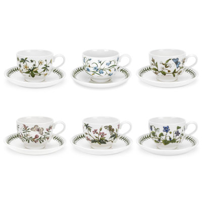 Portmeirion, Botanic Garden - Teacups & Saucers