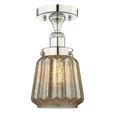 Kemmel Glass Semi Flush Mount