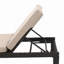 Chaise longue Kd, structure avec coussin