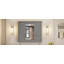 Armoire de salle de bain avec miroir, armoire à pharmacie murale avec 4 tablettes, armoire de rangement avec miroir-286538370