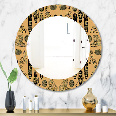 Masque ethnique - miroir bohémien et éclectique