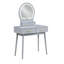 Magnifique commode avec miroir et tabouret avec tiroirs de rangement-116127567