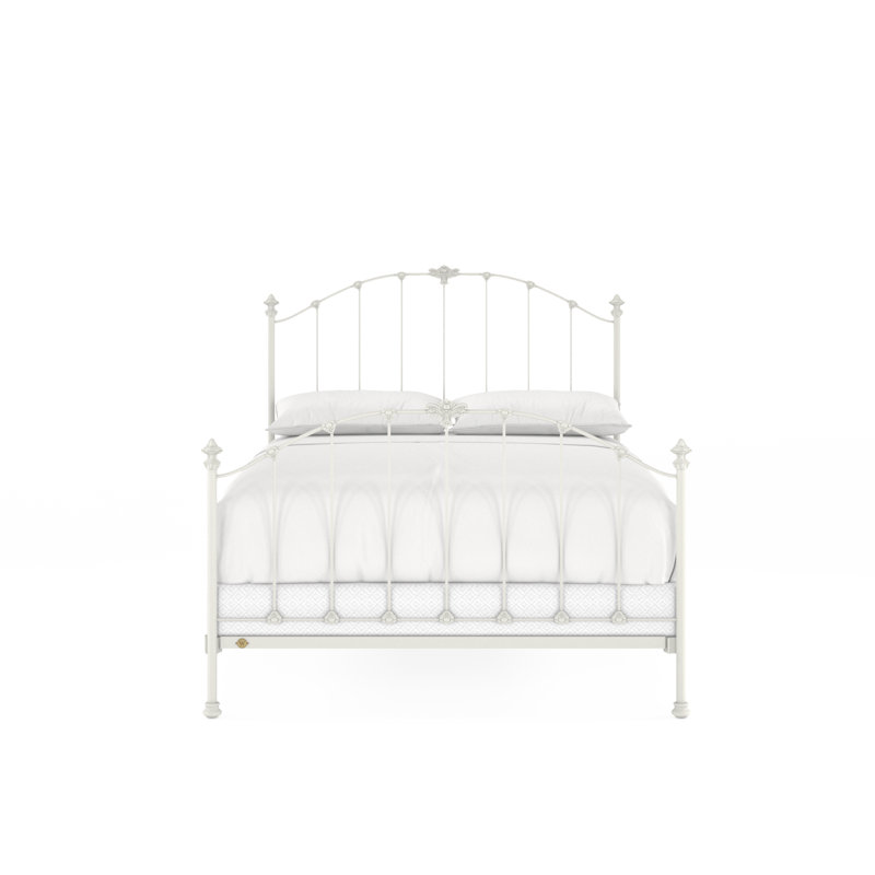 171 Country French Bed | Complete Standard, Matte White, Queen