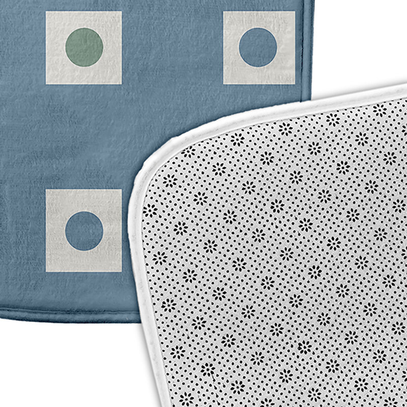 Microfiber Non-Slip Bath Mat, 21" W x 34" L, Green