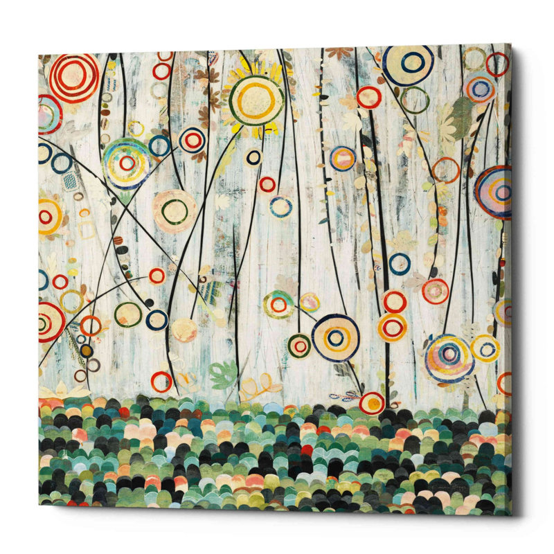 «Blooming Meadow» par Candra Boggs, reproduction d'art sur toile tendue, H 26 po x l 26 po x P 1,25 po