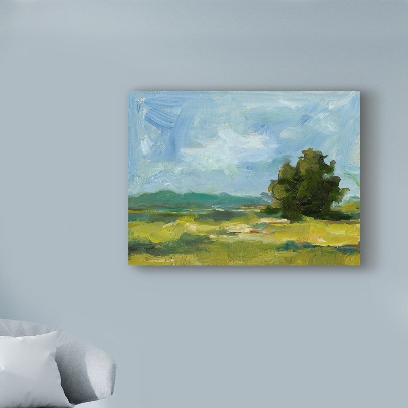 « field color study ii », reproduction sur toile tendue, H 24 po x l 32 po x P 2 po