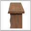 Banc en bois avec pieds robustes