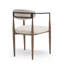 Chaises de salle à manger rembourrées à dossier bas Nayalis-1981727261-1979668549