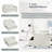 3-in-1 Multi-Functional Velvet Sleeper Couch Pull-Out Bed-2063543509