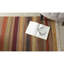 Striped Wool Hand Woven Area Rug-1371352960
