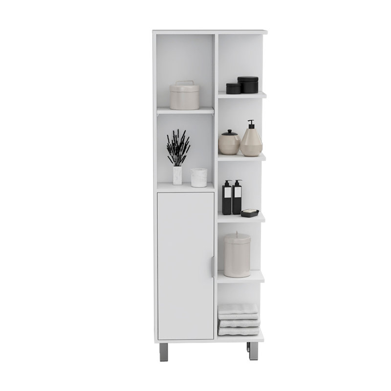 Armoire à linge Derby, salle de bain, blanc