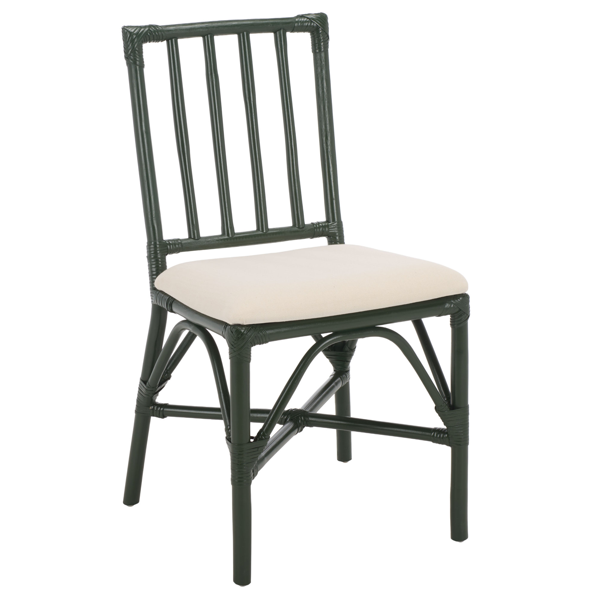 Mylinda Accent Chair with Cushion, Forest Green