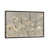 Toile encadrée de bois rustique foncé