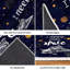 Tapis d'intérieur blanc lavable à la machine avec lettrage I Space-1699732699