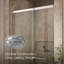 Elate Tall Sliding Shower Door, 75-1/2-In H X 50-1/4 - 53-5/8-In W, With Heavy 5/16-In Thick Crystal Clear Glass-967810362